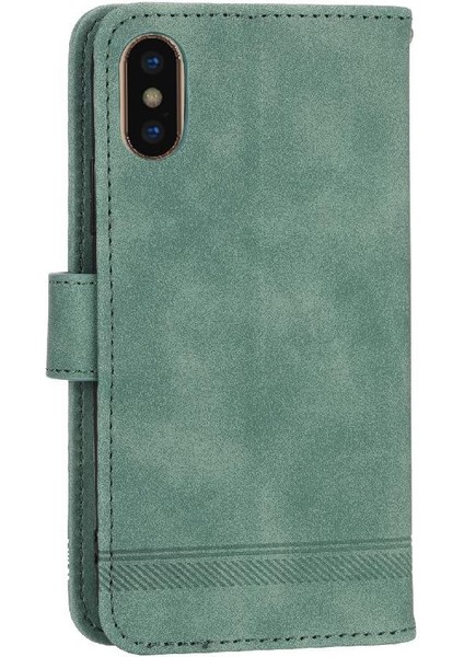 IPhone Xs Max Bileklik Manyetik Kapatma Premium Kart Yuvaları Için Flip Case (Yurt Dışından) fırsatları