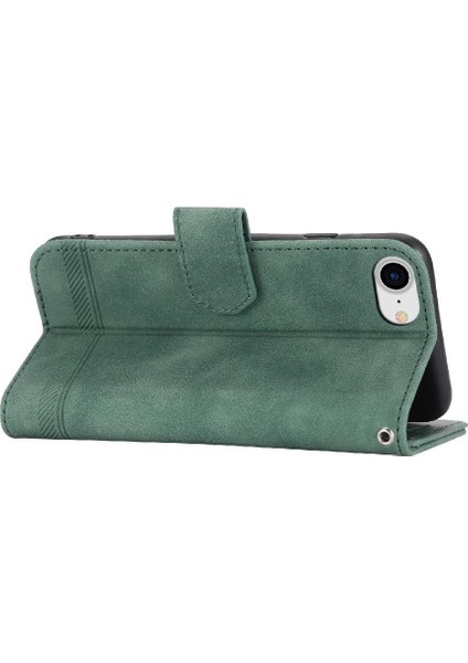 IPhone 7/8 Bileklik Manyetik Kapatma Kart Yuvaları Premium Için Flip Case (Yurt Dışından)