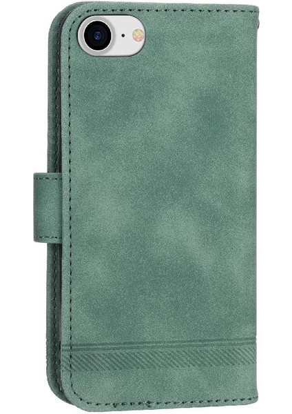 IPhone 7/8 Bileklik Manyetik Kapatma Kart Yuvaları Premium Için Flip Case (Yurt Dışından)