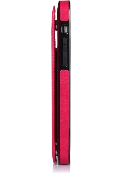 Kart Sahibi ile IPhone 13 Pro Max Pu Deri Kart Yuvaları Için Cüzdan Kılıf (Yurt Dışından)