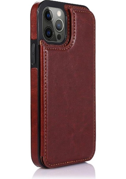 Kart Sahibi ile IPhone 13 Pro Max Pu Deri Kart Yuvaları Için Cüzdan Kılıf (Yurt Dışından) indirimleri