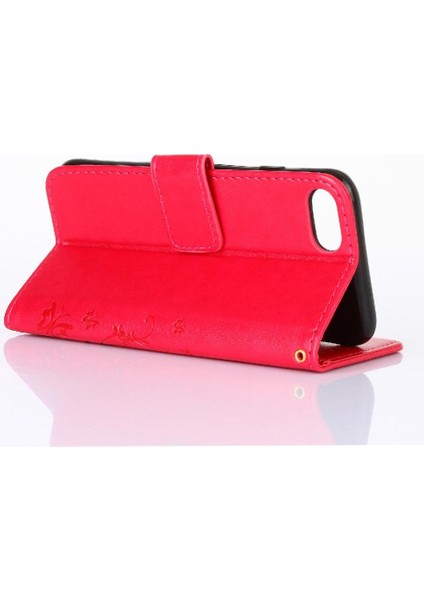 IPhone 7 Için Kickstand Durumda Kart Tutucu Pu Deri Manyetik Kapatma (Yurt Dışından) modelleri