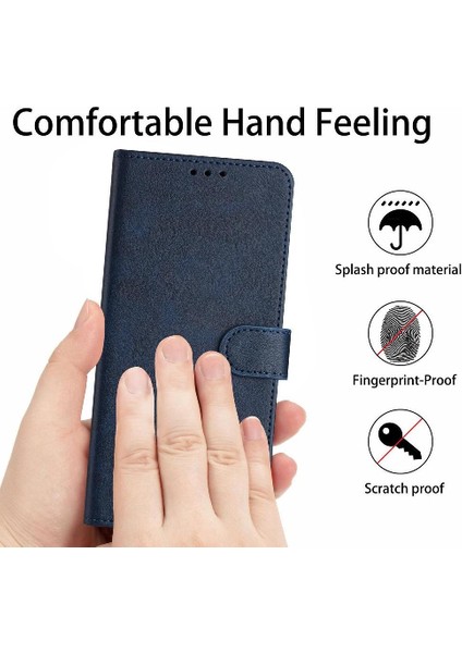 Toka ile Oneplus Nord Ce4 Için Flip Case Saf Renk Pu Deri ile (Yurt Dışından)