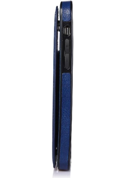 Kart Sahibi ile IPhone 13 Pro Max Pu Deri Kart Yuvaları Için Cüzdan Kılıf (Yurt Dışından)