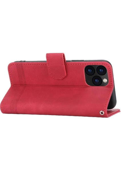 IPhone 11 Için Flip Case Pro Kart Yuvaları Bileklik Manyetik Kapatma Nakit (Yurt Dışından) modelleri
