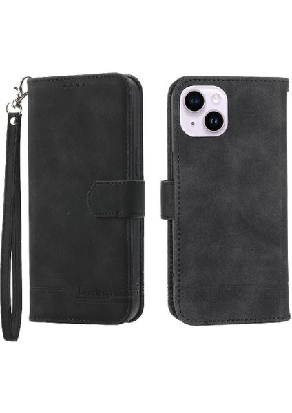 IPhone 14 Için Flip Case Artı Premium Kart Yuvaları Manyetik Kapatma Nakit (Yurt Dışından)