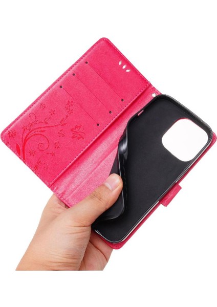 IPhone 15 Için Filp Durumda Artı Pu Deri Kickstand Kart Tutucu Bilek Kayışı (Yurt Dışından) fiyatları