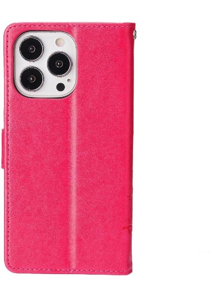 IPhone 15 Için Filp Durumda Artı Pu Deri Kickstand Kart Tutucu Bilek Kayışı (Yurt Dışından) modelleri