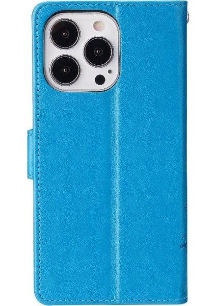 IPhone 15 Için Filp Durumda Artı Pu Deri Kickstand Kart Tutucu Bilek Kayışı (Yurt Dışından) fırsatları
