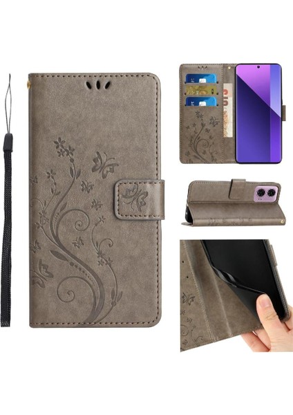 Motorola Moto G24 Kart Tutucu Pu Deri Bilek Kayışı Kapatma Için Filp Durumda (Yurt Dışından)