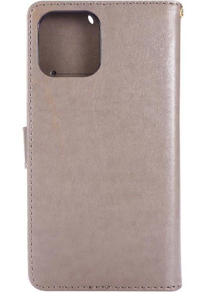 IPhone 13 Için Filp Durumda Pro Max Kickstand Kart Tutucu Pu Deri Bilek (Yurt Dışından)