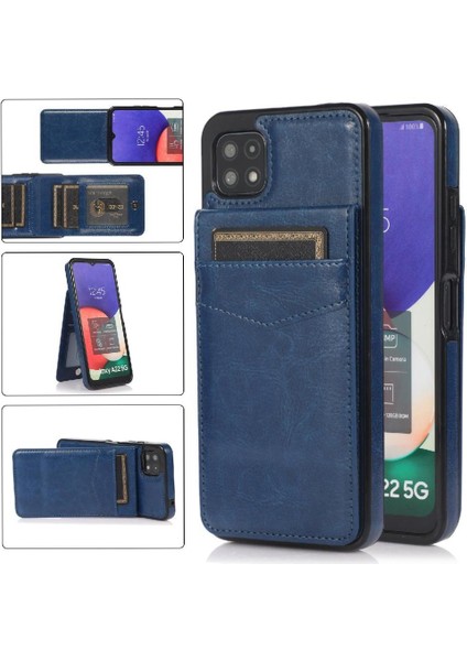 Samsung Galaxy A22 5g Kılıf Cüzdan Kart Tutucu Manyetik ile Uyumlu (Yurt Dışından)