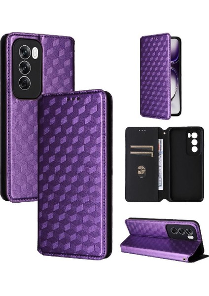 Oppo Oppo 12 Pro 5g Için Flip Case Cüzdan Pu Deri Kart Yuvaları Tutucu (Yurt Dışından)