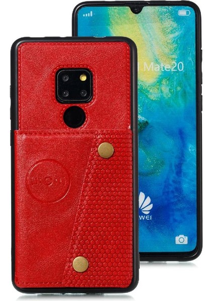 Colorful Shop Huawei Mate 20 Darbeye Koruyucu Kickstand Buit Için Cüzdan Kılıf (Yurt Dışından)