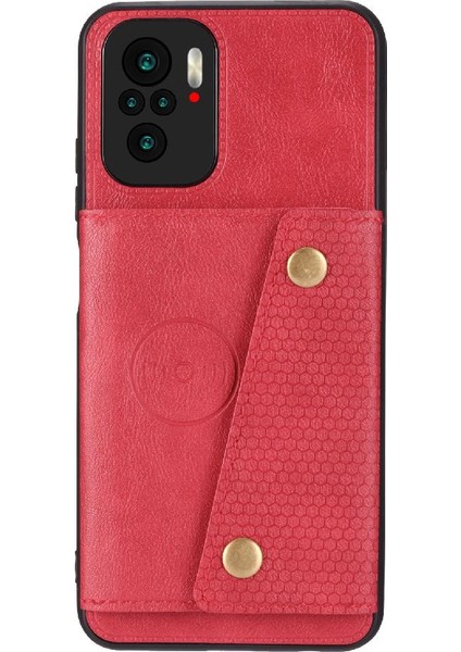 Xiaomi Poco Wallet Darbeye Koruyucu Kickstand Buit Için Cüzdan Kılıf (Yurt Dışından)