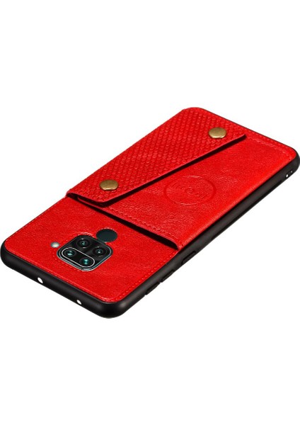 Cüzdan Kılıf Için Xiaomi Redmi Not 9 4g Cüzdan Kılıf Kickstand Darbeye (Yurt Dışından)