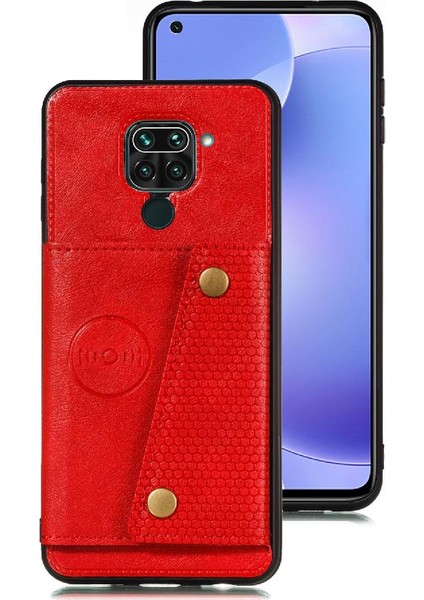 Cüzdan Kılıf Için Xiaomi Redmi Not 9 4g Cüzdan Kılıf Kickstand Darbeye (Yurt Dışından)