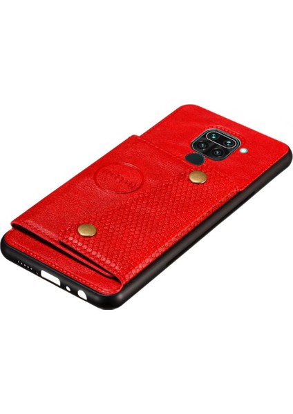 Cüzdan Kılıf Için Xiaomi Redmi Not 9 4g Cüzdan Kılıf Kickstand Darbeye (Yurt Dışından)