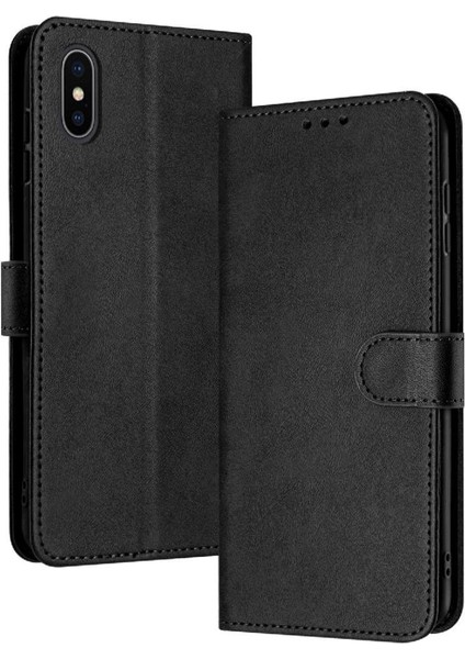 Saf Kart Yuvası ile IPhone X/xs Kickstand Pu Deri Için Flip Case (Yurt Dışından)