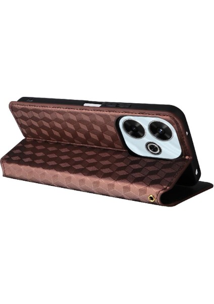 Xiaomi Poco M6 4g Kart Yuvaları Tutucu Manyetik Kapatma Pu Deri Kılıf (Yurt Dışından) fırsatları