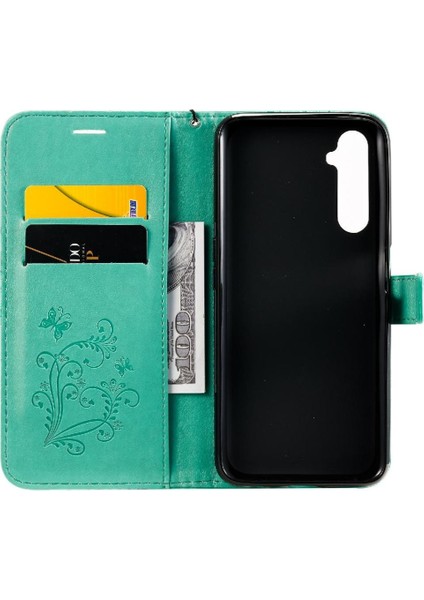 Kart Yuvası Standı Manyetik ile Realme 6 Pro Darbeye Kapak Için Flip Case (Yurt Dışından) modelleri