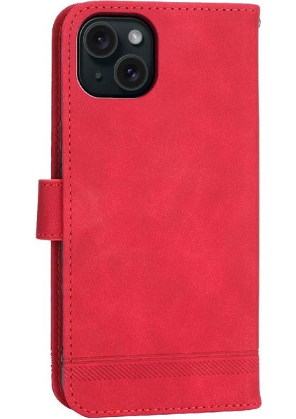 IPhone 15 Için Flip Case Artı Manyetik Kapatma Nakit Cep Premium Kart (Yurt Dışından) indirimleri