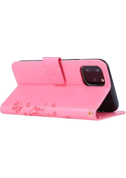 IPhone 12 Için Filp Durumda Pro Max Kart Tutucu Bilek Kayışı Pu Deri Kapatma (Yurt Dışından)