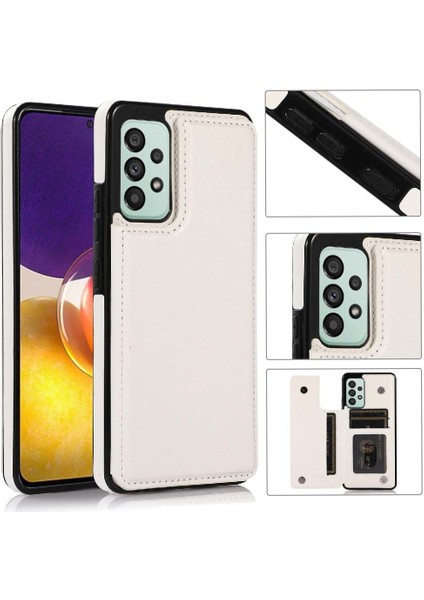 Kart Tutucu Kickstand Çift ile Samsung Galaxy A33 5g Için Cüzdan Kılıf (Yurt Dışından) indirimleri