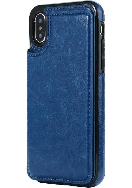 Cüzdan Kılıf IPhone X/xs Kickstand Kart Yuvaları ile Pu Deri Kart (Yurt Dışından) fırsatları