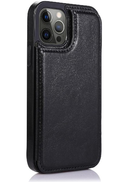 Cüzdan Kılıf IPhone 13 Pro Kart Yuvaları Pu Deri Kart Tutucu Toka ile (Yurt Dışından) indirimleri