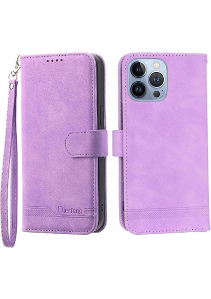 IPhone 13 Için Flip Case Pro Manyetik Kapatma Premium Kart Yuvaları Nakit (Yurt Dışından)