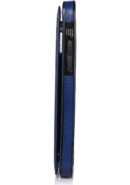 Kart Tutucu Kickstand Kart Yuvaları Pu ile IPhone 13 Mini Için Cüzdan Kılıf (Yurt Dışından) modelleri