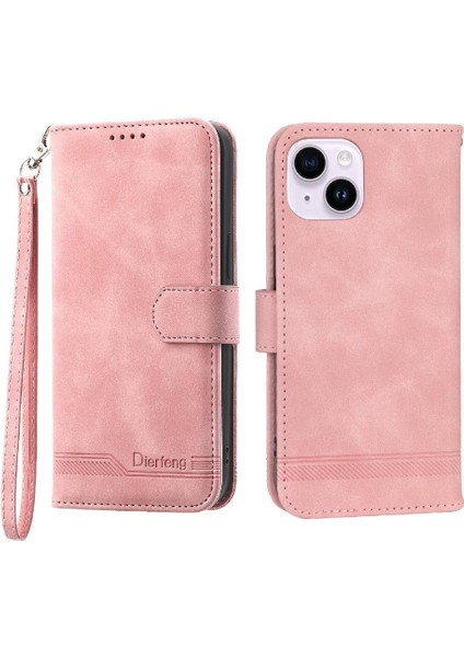 IPhone 14 Için Flip Case Artı Premium Kart Yuvaları Manyetik Kapatma Nakit (Yurt Dışından)