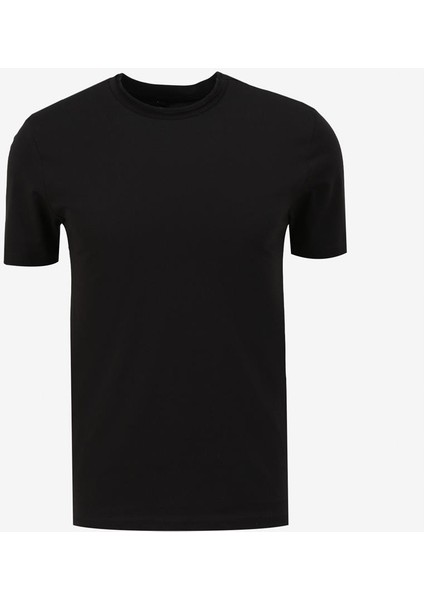 Pamuklu Slim Fit Sıfır Yaka Basic Erkek Tişört 242LCM242015 Gael