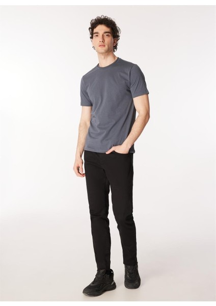 Lee Cooper Pamuklu Slim Fit Sıfır Yaka Basic Erkek Tişört 242LCM242015 Gael