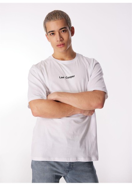 Loose Fit Yuvarlak Yaka Pamuklu Erkek Tişört 242LCM242006 Aylex