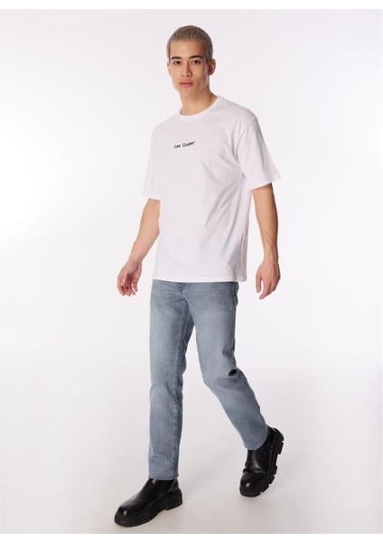 Loose Fit Yuvarlak Yaka Pamuklu Erkek Tişört 242LCM242006 Aylex