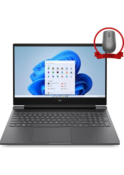 Victus 16-S0003NT 7.nesil Ryzen 7 7840HS 24GB Ram 2tb SSD RTX4070 FDOS16.1INC 7Z4P9EA11