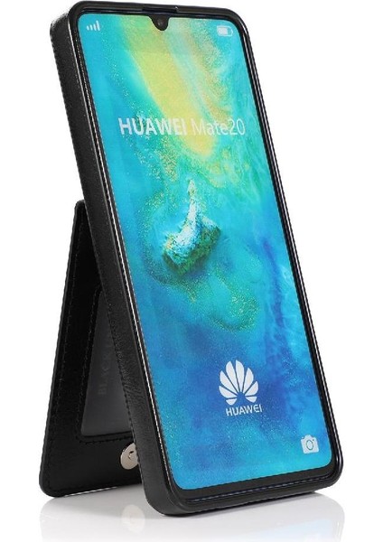 Kredi Kartı Tutucu Manyetik Toka ile Huawei Mate 20 ile Uyumlu (Yurt Dışından)