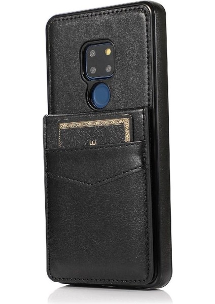 Kredi Kartı Tutucu Manyetik Toka ile Huawei Mate 20 ile Uyumlu (Yurt Dışından)
