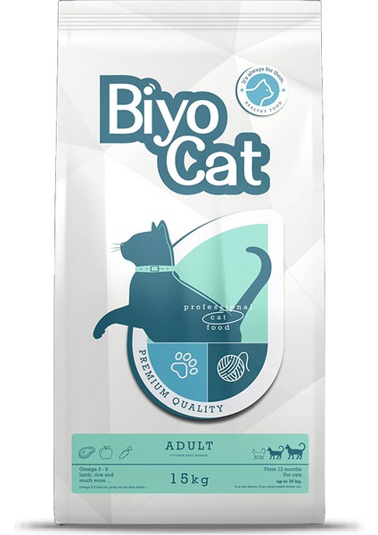Kuzu Etli Yetişkin Kedi Maması 15 kg