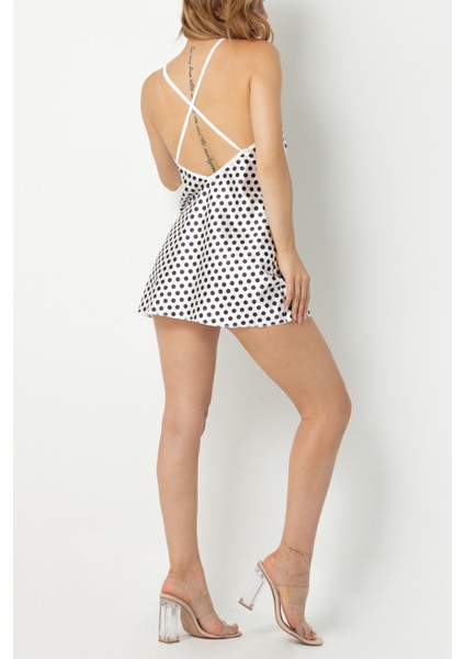 Desenli Sırt Dekolteli GECELIK-208-19361 fırsatları