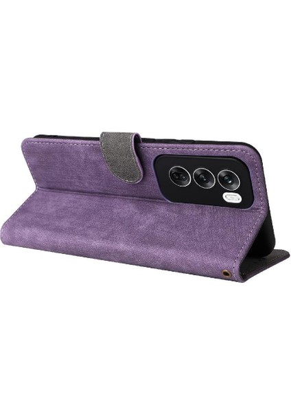 Oppo Oppo 12 Pro 5g Kart Yuvaları Için Kılıf Kapak Manyetik Kapatma Rfıd Pu (Yurt Dışından) modelleri