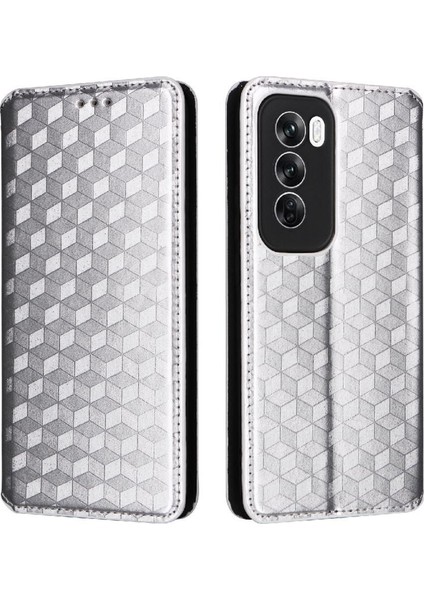 Oppo Oppo 12 5g Manyetik Kapatma Kart Yuvaları Tutucu Pu 3D Için Flip Case (Yurt Dışından) modelleri