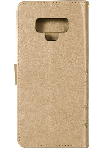 Samsung Galaxy Not 9 Bilek Kayışı Için Filp Durumda Kart Tutucu Kickstand Pu (Yurt Dışından)