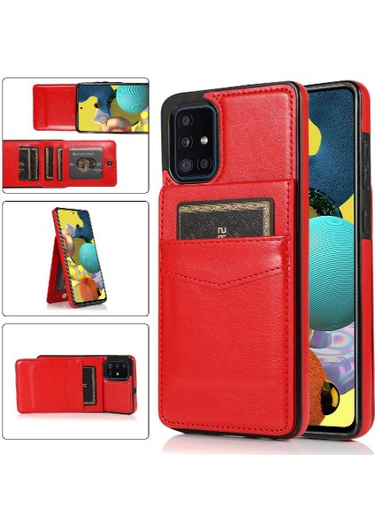 Kredi Manyetik Toka Kickstand ile Samsung Galaxy A51 5g ile Uyumlu (Yurt Dışından)