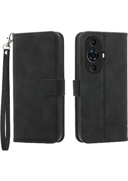 Huawei Nova 11 Pro Premium Kart Yuvaları Için Flip Case Bileklik Manyetik (Yurt Dışından)