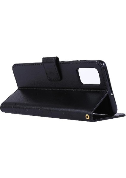 Samsung Galaxy A71 Kickstand Kart Tutucu Bilek Kayışı Kapatma Için Filp Durumda (Yurt Dışından) modelleri