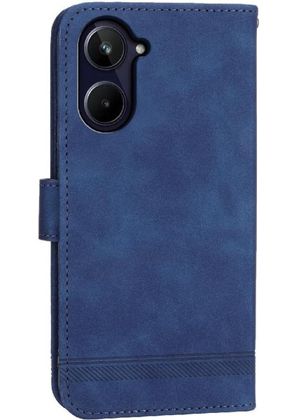 Realme 10 Pro 5g Manyetik Kapatma Bileklik Premium Kart Için Flip Case (Yurt Dışından)