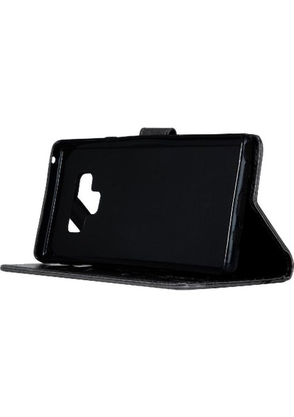 Samsung Galaxy Not 9 Bilek Kayışı Için Filp Durumda Kart Tutucu Kickstand Pu (Yurt Dışından)